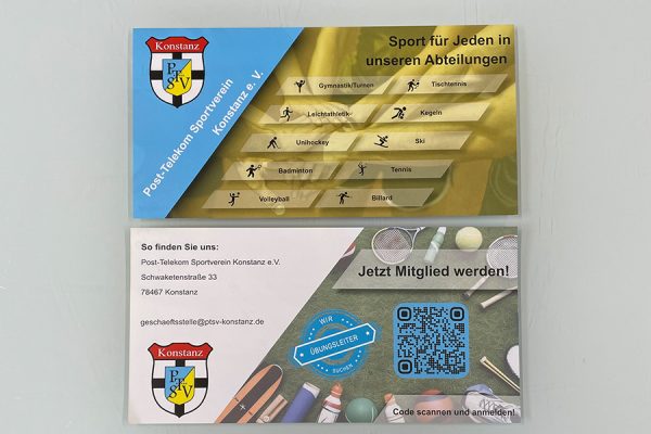 Flyer - Beidseitig bedruckt