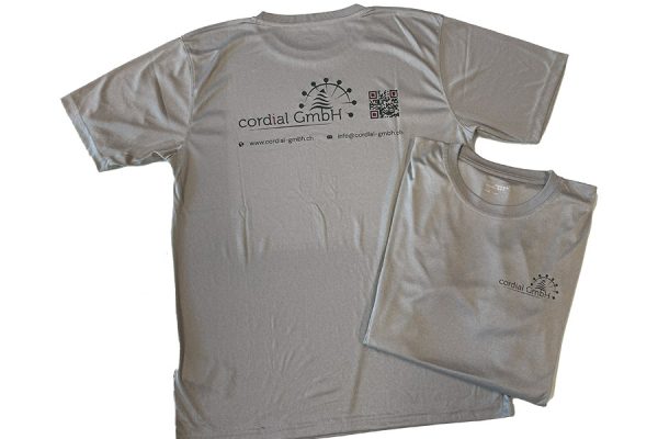 Nylon T-Shirt mit Druck