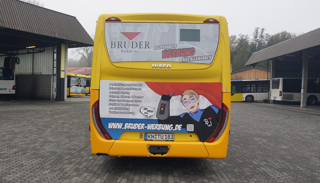 Überlandbus 2024 Heckansicht Überlandbus 2024 Heckansicht
