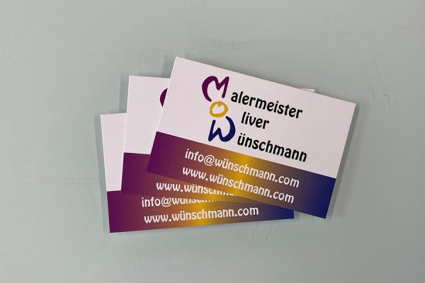 Visitenkarte für Malermeister