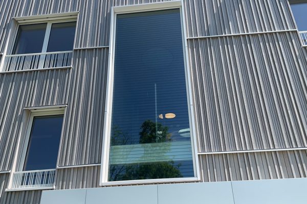 Vogelschutzfolierung Glasfläche vertikal