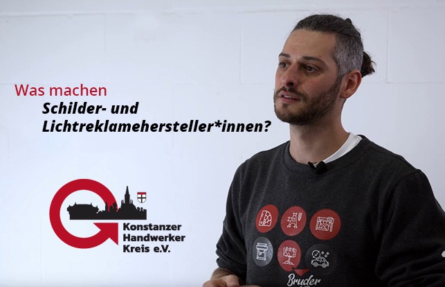 Was machen Schilder und Lichtreklamehersteller