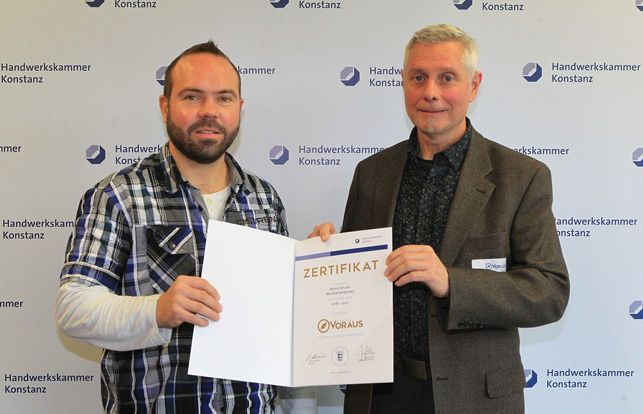 Zertifikat für Ausbildungsbetriebe