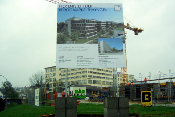 Bautafel drucken lassen