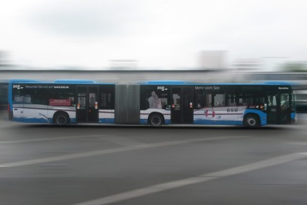 Vollfolierung/Beschriftung Linienbus