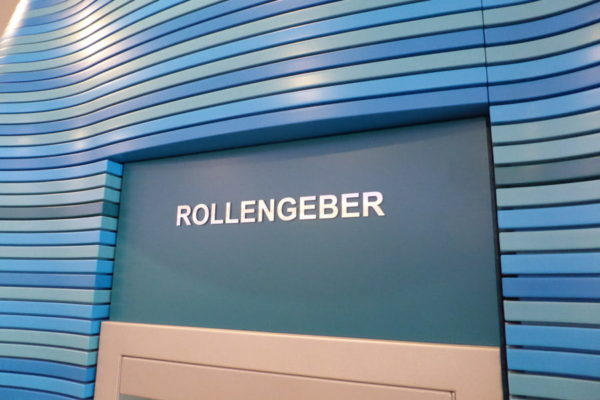 CNC-gefräste Metallbuchstaben für Bankautomaten