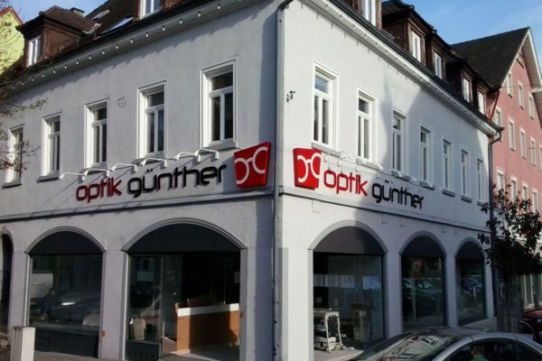 Fassadengestaltung Optiker