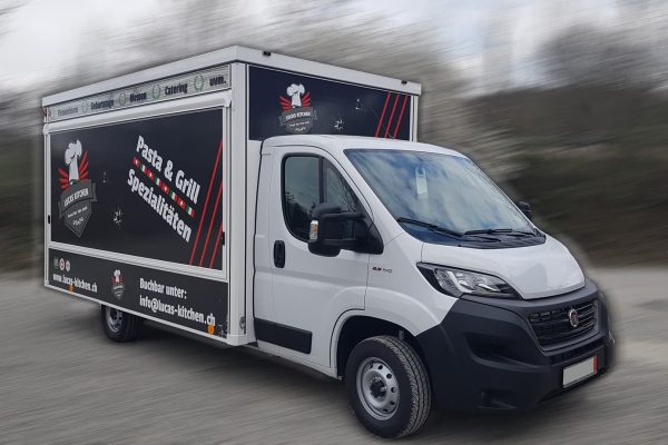Foodtruck Beschriftung
