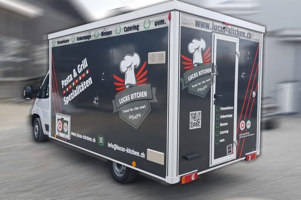 Foodtruck Beschriftung
