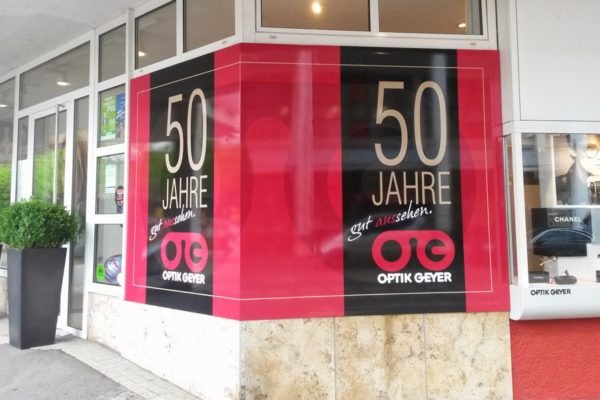 Schaufenstergestaltung Digitaldruck